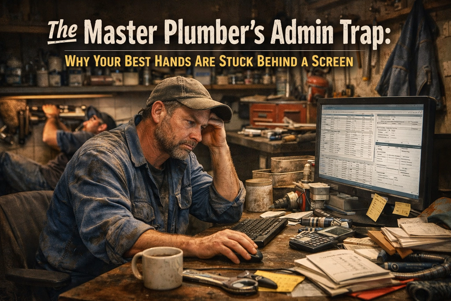 The Master Plumber Admin Trap: Why Skilled Plumbers Get Stuck Doing Office Work